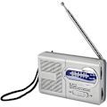 Miniatyrbild 1 av 8: Bärbar Radio, AM FM Transistorradio med Hög Volym, Vattenaktiverad Transistorradio, ca W91×H52×D21(MM) (utan batterier)