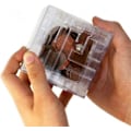 Miniatyrbillede 4 af 5: Penge-Labyrint Puslespilboks, Unik Pengeopbevaring, Labyrint Spil Mynt Opsparingsboks Fantastisk Gave til Børn og Børn 1 stk transparent