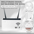 Miniatyrbillede 4 af 6: WiFi Router Opbevaringsboks, Væghængt WiFi Opbevaringsboks, Router Opbevaringsshelf, Opbevaringsbokse Shelf til Soveværelse Stue