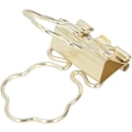 Miniatyrbilde 3 av 8: Hule papirclips, dekorative metall 100 stk små bindere kontorrekvisita klemmer gull solid feste for skole solsikkeform