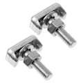 Miniatyrbilde 1 av 2: 2 stk Batteribils Batterier Rustfritt Stål Bolter Klemmer Bolt Auto T Bolt Mutter Batterikabel Terminal