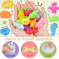 Miniatyrbillede 3 af 7: Squishy Legetøj, Mini Kawaii Squishies Partytaske Fyld Til Børn Bløde Fidget Legetøj Stress Squeeze Legetøj Præmier Børn Påske Julegaver (Farve Tilfældig)