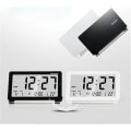 Miniatyrbild 3 av 5: LCD-väckarklocka Ultra-tunn Vikbar Reseväckarklocka Bärbar Digital Väckarklocka (Vit)