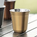 Miniatyrbillede 3 af 5: 1 stk., Espresso kaffekop, 304 rustfrit stål kaffekrus, dobbeltvæggede tekopper, bærbare drikkekopper, til vandreture, camping, udendørs dekoration, sommer Wi Rose Golden Small
