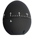 Miniatyrbilde 1 av 5: 60 minutters silikon-eggformet timer med tydelige markeringer, perfekt for bruk på kjøkkenet, men også for mange oppgaver rundt i hjemmet