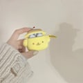 Pikkukuva 5 / 7: Piirretty 3D Sanrio Pompompurin Kuori AirPodsille - Ihastuttava Kotelo IPhonen Kuulokkeille A Airpods 3 case