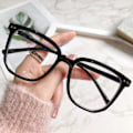 Miniatyrbilde 5 av 5: Unisex Blålysblokkerende Briller Lettvektige Briller med Styrke for Gaming Lesing Studenter Transparent gray