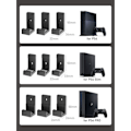 Miniatyrbillede 4 af 5: Egnet til PS4-vægmontering til PS4 Pro