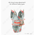 Miniatyrbillede 3 af 4: TD® Baby Hip Bælte Ergonomisk Multifunktionel Babybærer Toddler Walker Nyfødt Støtte Mavegang Justerbar