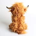 Miniatyrbillede 2 af 3: Highland-ko plush-dukke med langt hår ko-legetøj