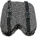 Miniatyrbilde 2 av 2: Setepute for romaskin, med tilpasset memory foam, vaskbart trekk og stropper - Alternativer til setepute for romaskin
