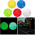 Pikkukuva 2 / 7: 3 Pakka Pickleball-palloa 40 Reikää Ulkokäyttöön Pickleball-pallo Pickleballit Ontto Harjoituspallo Useilla Väreillä Red