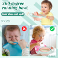 Miniatyrbild 2 av 5: Gyro Bowl Anti Spill Bowl Smooth 360 Degrees Dining Entertaining, Bowl Sets,Toddler Bowls, Non Spill Feeding Toddler, 360 Rotation Gyroscopic Bowl