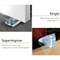 Miniatyrbillede 2 af 4: 4-pak Transparent Gummi Stop, Premium Dørkile, Skridsikker Dørstop, Silikon Dørstop, Robust Transparent Dørstop