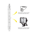 Miniatyrbilde 3 av 5: R7s halogenlampe 118mm 200w 230v halogenstav R7s halogenlampe R7s dimmbar halogenlampe L