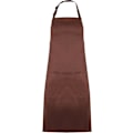 Miniatyrbilde 2 av 7: Enkel Unisex Kokk Arbeids DIY Forkle med Dobbel Lommer Brown