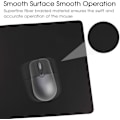 Miniatyrbillede 5 af 7: Gaming Mouse Mat Desk Office Mouse Pad Stor Størrelse Behagelig Mousepad med Glat Kludoverflade, Forbedret Præcision og Hastighed 80x40 Black