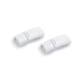Miniatyrbillede 1 af 4: 2 stk Lazy Magnetiske Metal Snorspænder Snøreløse Snorspænder Knapper Børn Voksne - SNNGV White