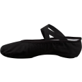 Miniatyrbild 1 av 7: Balett Dansskor Split Sole Flat Gymnastik Dansskor Black 8 UK child