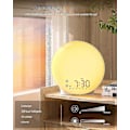 Miniatyrbillede 3 af 5: Lys Vækkeur Wake Up Light Alarm Clock Lys Dagslys Vækkeur