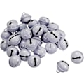 Miniatyrbillede 1 af 6: Jingle Bells, 22mm 48 stk. Håndværksklokke til DIY Julepynt, Musikalsk Fest, Hjem, Festival, Bryllup Gray