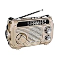Miniatyrbild 1 av 5: FM AM SW Radio Solarladdning Nödradiomottagare Handvev Bluetooth 5.2 Stöd TF USB Rand
