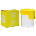 Miniatyrbillede 1 af 5: LED Transparent Forseglingskrukke Premium Høj Bor Silicium Glas Krukke Til Mad Håndværk Opbevaring[PB] Yellow TM