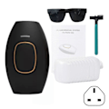 Miniatyrbillede 1 af 5: Smertefri Laser Hårfjerningsenhed, Multifunktionel Sikker Epilator, 5 Tilstande Hårfjerningsenhed, til Brug på Kroppen Black UK plug