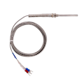Miniatyrbillede 1 af 5: 1/2/3/4/5m 50mm Sonde K-type Termoelement Temperaturføler Måler M8 Gevind Qinhai 3m.