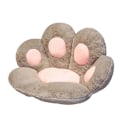 Miniatyrbilde 4 av 4: Petal Foot Bjørnepote Plysj Hoftepute Høst og Vinter Fortykket Varm Katteklo Stolpute Soverom Gulvmatte grey 70*60cm