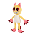 Pikkukuva 2 / 3: Dandy's World Horror Games -pehmolelu, Piirrettyjen hahmojen pehmolelut, Pebble Scrap Poppy Goob -nukke lahjaksi faneille ja ystäville Yellow