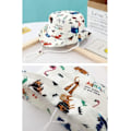Miniatyrbilde 4 av 6: Justerbar solhatt for barn - pustende strandhatt for gutter og jenter Lion White