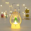 Miniatyrbilde 6 av 9: LED-lykt med julemann, julestemning og julepynt