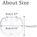 Miniatyrbillede 6 af 7: Klassiske Krystal Lysestande Holder Glas til Bryllup Te Lys Holdere Bord Spisestue Glas Holder Stativ Bar Fest Hjem Dekoration, 12 stk