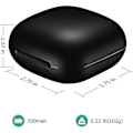 Miniatyrbilde 5 av 5: Erstatningsladeetui Kompatibelt med Powerbeats Pro med Bluetooth-paringssynkroniseringsknapp og 700mah innebygd batteri (ikke inkludert Power Beats-ørepropper)