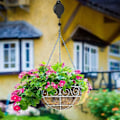 Miniatyrbild 5 av 5: Blomkruka Hängare Retraktil Växt Hängande Haken Remskivan Dra Ner-hållare