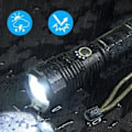 Miniatyrbillede 7 af 8: Lommelygter LED Genopladelig Lommelygte Kraftig Lommelygte Vandafvisende 5 Tilstande Taktisk Lommelygte til Udendørs Camping Fiskeri