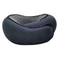 Miniatyrbild 1 av 5: Nackkudde i Memory Foam för Resor 360 Graders Stöd U-formad Flygplanskudde med Justerbar Kardborreband Tupplurskudde Navy Blue