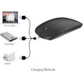 Miniatyrbild 3 av 5: Uppladdningsbar Bluetooth-mus för MacBook Pro/MacBook Air/iPad, Trådlös mus för Laptop/Notebook/PC/Chromebook (Svart)