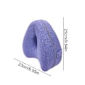 Miniatyrbillede 5 af 5: Smoothspine Alignment Pude, Lindrer Hoftesmerter & Iskias, Benpuder til Sovning Blue