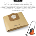 Miniatyrbillede 2 af 5: 10-pak støvsugerposer til Karcher 6.959-130.0 filterposer A 2201/2204/2504