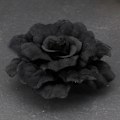 Miniatyrbilde 5 av 5: Kamelia Blomst Brosjer Lapel Pins Blonder Blomster Brosje Klassisk for Bryllup Fest Dans Bankett for Kvinner Damer Elegant Black