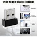 Miniatyrbilde 5 av 5: 4 stk. USB LED Bil Lysarmatur, Mini USB Billys, Plug-in USB Grensesnitt Bagasjerom Stemningslys Bærbar Nattlys Yellow