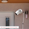 Miniatyrbilde 3 av 3: 6m/20ft Ladeledning Passer for Arlo Pro, Arlo 2, Arlo Go Vanntett Innendørs/Utendørs Flat Kabel Aluminium Legering Micro Usb Kabel Lading/Strøm