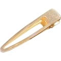 Miniatyrbillede 1 af 4: Lille net rød hul metal enkelt side clip simpel guld hårklemme clip pige pandehår clip hårklemme mini hårklemmer