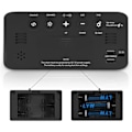 Miniatyrbillede 5 af 5: Super høj alarmklokke til tunge sove, digitalt ur med 7-farvet natlys, justerbar lydstyrke, lysdæmper, USB-oplader, små ure