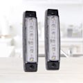 Miniatyrbilde 4 av 5: 12V 6 LED tilhengerposisjonslys, baklys, sidemarkeringslys, blinklys, instrumentbelysning (hvit)