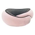 Miniatyrbillede 1 af 5: Memory Foam Rejse Nakkepude 360 Graders Støtte U-Formet Flyvemaskinepude med Justerbar Lukketap Nap Pude Pink