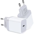Miniatyrbillede 1 af 2: (2 stk.) iPhone 20W Hurtigoplader OG USB-C Lightning Kabel 20W (2pcs, mini)