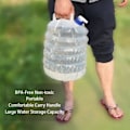 Miniatyrbilde 4 av 5: Sammenleggbar Vannbeholder, Bærbar & BPA-fri Vanntank Vannkanne Bøtter Oppbevaring for Campingvogner Camping Fotturer Reise Grill Utendørsbruk